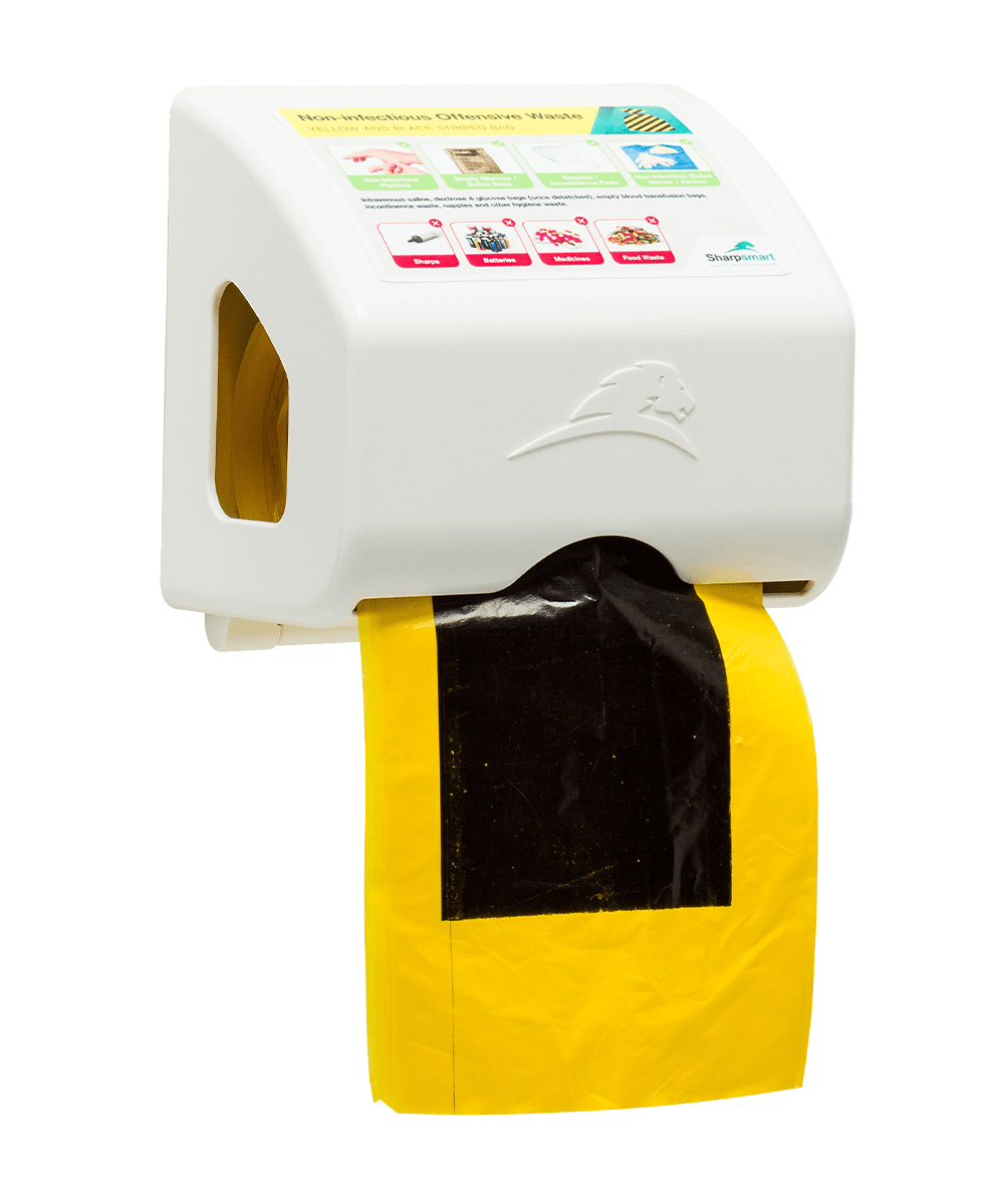 Tiger Striped Offensive Waste Bags Sharpsmart